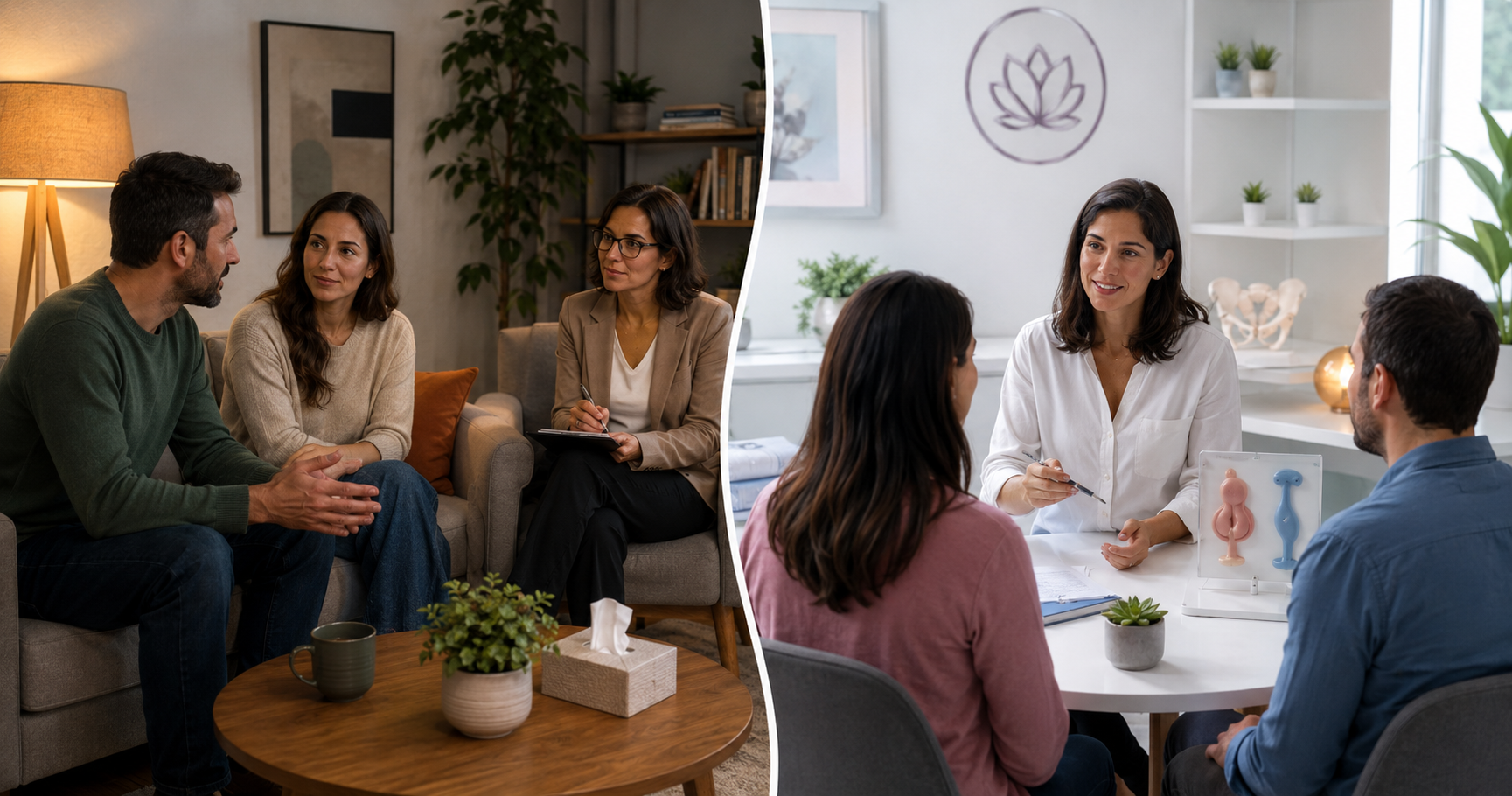 Las 9 diferencias entre un terapeuta de pareja y un sexólogo