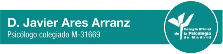 D. Javier Ares Arranz, Psicólogo colegiado M-31669