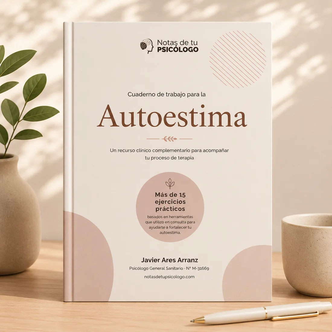 Portada del cuaderno Reconstruye tu autoestima